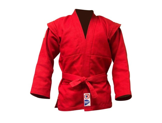 Куртка для самбо Green Hill JS-303 красный 6/190