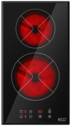 Встраиваемая электрическая варочная панель Ricci DTL-D23002B Встраиваемая электрическая варочная панель Ricci DTL-D23002B