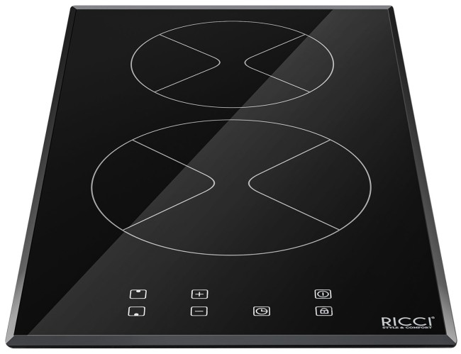 Встраиваемая электрическая варочная панель Ricci DTL-D23002B Встраиваемая электрическая варочная панель Ricci DTL-D23002B