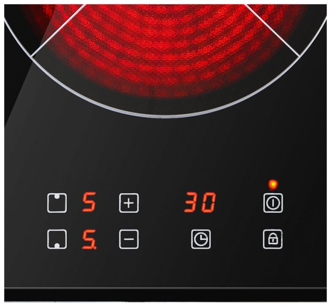 Встраиваемая электрическая варочная панель Ricci DTL-D23002B Встраиваемая электрическая варочная панель Ricci DTL-D23002B