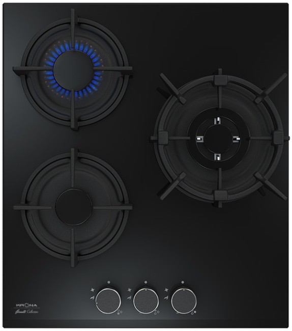 Встраиваемая газовая варочная панель Krona FIERO 45 BL