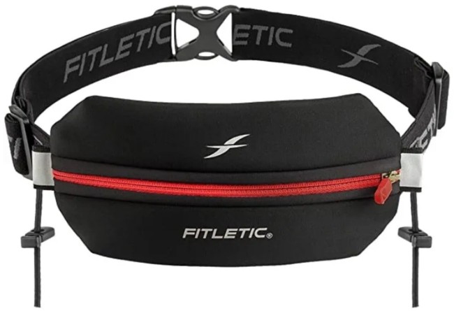 Беговая сумка на пояс Fitletic Neo Racing черный/красный Беговая сумка на пояс Fitletic Neo Racing черный/красный