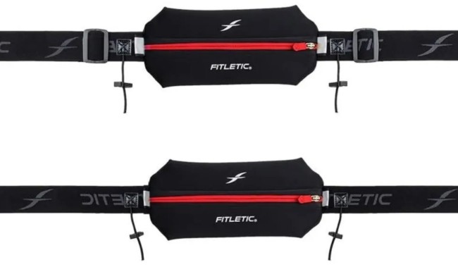 Беговая сумка на пояс Fitletic Neo Racing черный/красный Беговая сумка на пояс Fitletic Neo Racing черный/красный
