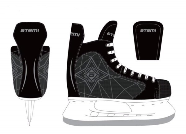Хоккейные коньки Atemi AHSK-21.03 drift 41