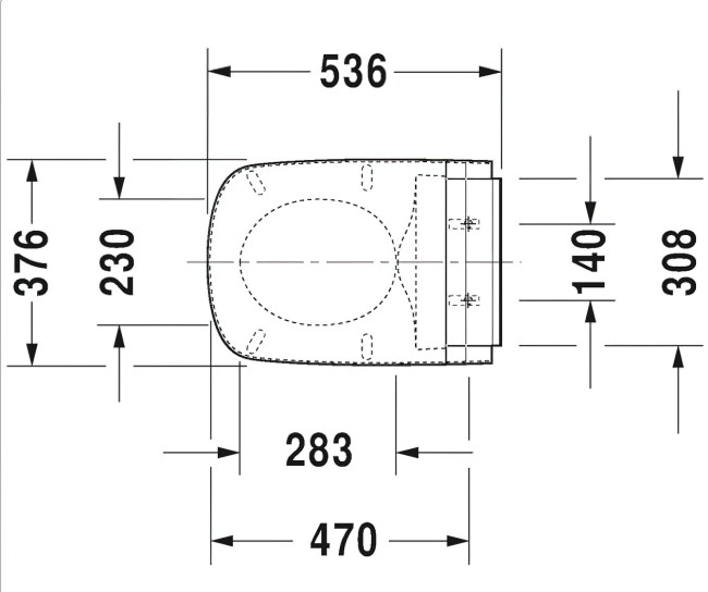Сиденье для унитаза Duravit Sensowash ( 610200002000300) белый