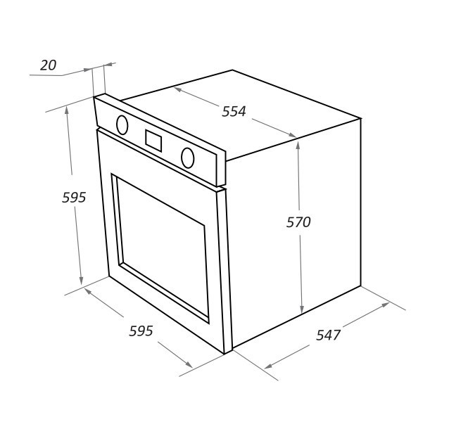 Встраиваемый электрический духовой шкаф Maunfeld EOEF.766B2 Встраиваемый электрический духовой шкаф Maunfeld EOEF.766B2
