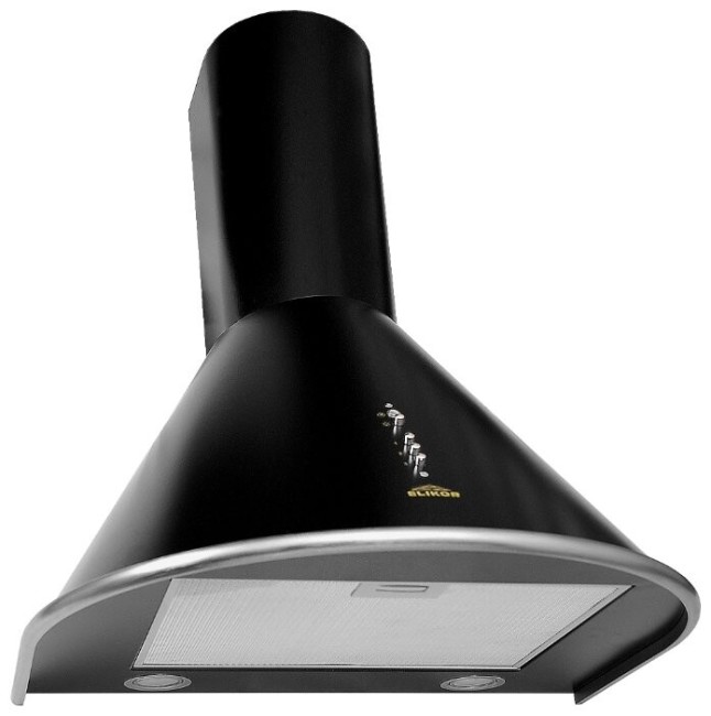 Каминная вытяжка Elikor Омега 60 черный/нержавейка Каминная вытяжка Elikor Омега 60 черный/нержавейка