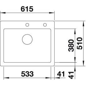 Кухонная мойка Blanco Palona 6 глянцевый белый (524731)