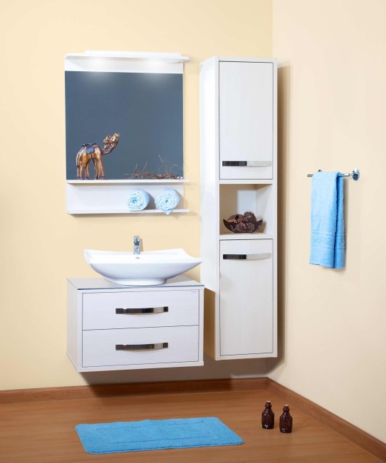 Зеркало Бриклаер Чили/Куба 70 светлая лиственница Зеркало Бриклаер Чили/Куба 70 светлая лиственница