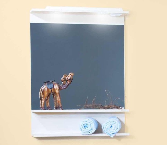 Зеркало Бриклаер Чили/Куба 70 светлая лиственница Зеркало Бриклаер Чили/Куба 70 светлая лиственница