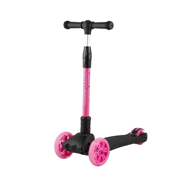 Самокат Maxiscoo Junior Delux MSC-J072001D черный/розовый Самокат Maxiscoo Junior Delux MSC-J072001D черный/розовый
