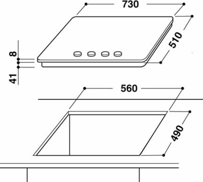 Встраиваемая газовая варочная панель Whirlpool AKM 528 JA