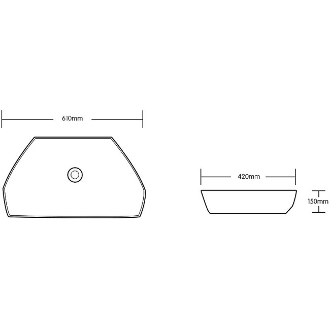 Раковина накладная Cerutti SPA CR7070