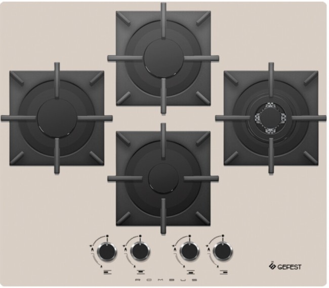 Встраиваемая газовая варочная панель Gefest ПВГ 2231-01 К38