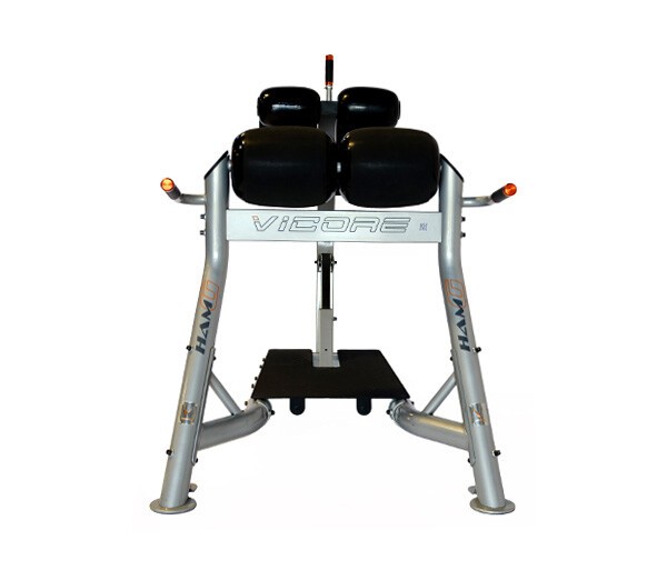 Глют-скамья Vicore Ham/Glute серебряный/черный