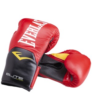 Перчатки боксерские Everlast Elite ProStyle P00001198 14oz красный Перчатки боксерские Everlast Elite ProStyle P00001198 14oz красный