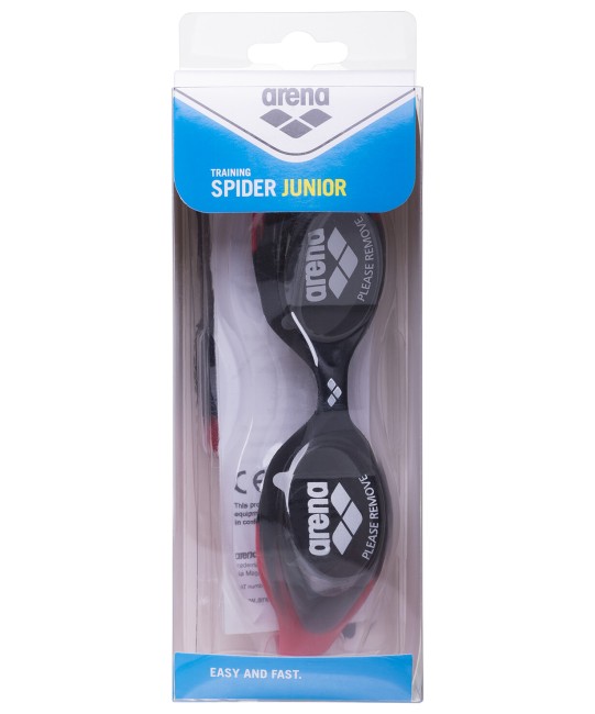 Очки для плавания Arena Spider Jr Red/Smoke/Black (92338 54)