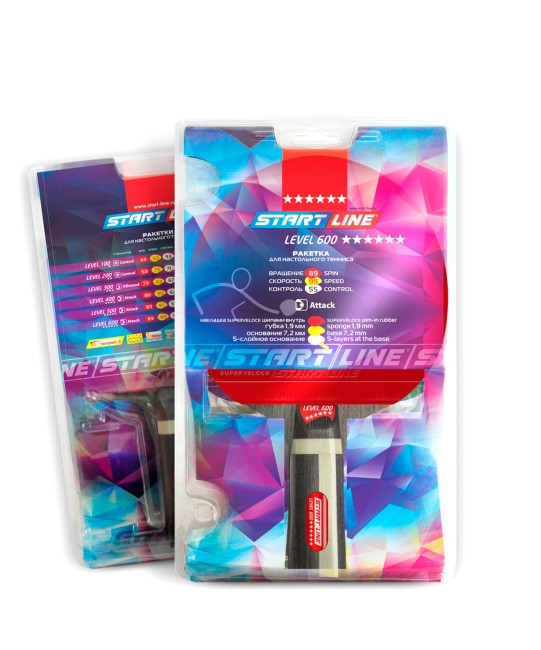 Ракетка для настольного тенниса Start Line Level 600 (12703) Ракетка для настольного тенниса Start Line Level 600 (12703)
