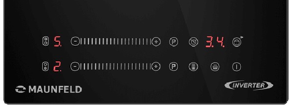 Встраиваемая индукционная варочная панель Maunfeld CVI292S2BBK Inverter