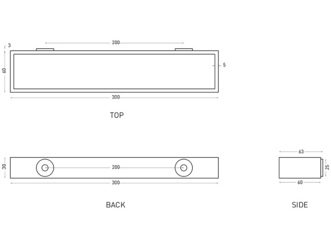 Полотенцедержатель Cielo ACCESSORIES (ACPR30NM) черный матовый