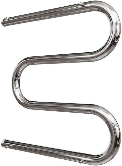 Полотенцесушитель водяной Point PN38556P 500x600 М-образный с полкой, хром