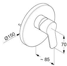 Смеситель для душа Kludi 374200565 Смеситель для душа Kludi 374200565