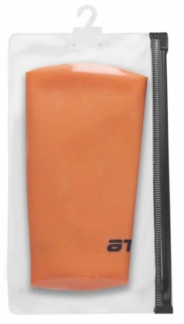 Шапочка для плавания Atemi LC-08 силикон, д/длин.волос, оранжевый