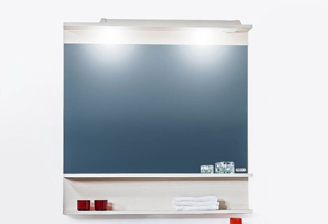 Зеркало Бриклаер Чили/Куба 90 светлая лиственница Зеркало Бриклаер Чили/Куба 90 светлая лиственница