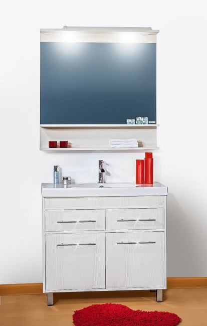 Зеркало Бриклаер Чили/Куба 90 светлая лиственница Зеркало Бриклаер Чили/Куба 90 светлая лиственница