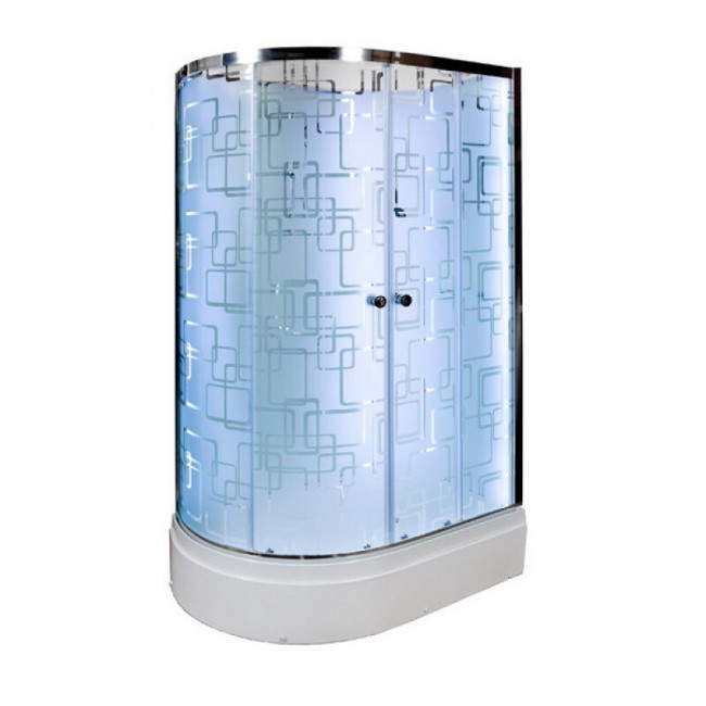 Душевая кабина Deto EM2712RNLED+GM Душевая кабина Deto EM2712RNLED+GM