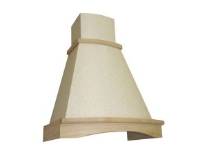 Каминная вытяжка Elikor Ротонда 60 венецианская штукатурка/дуб коричневый