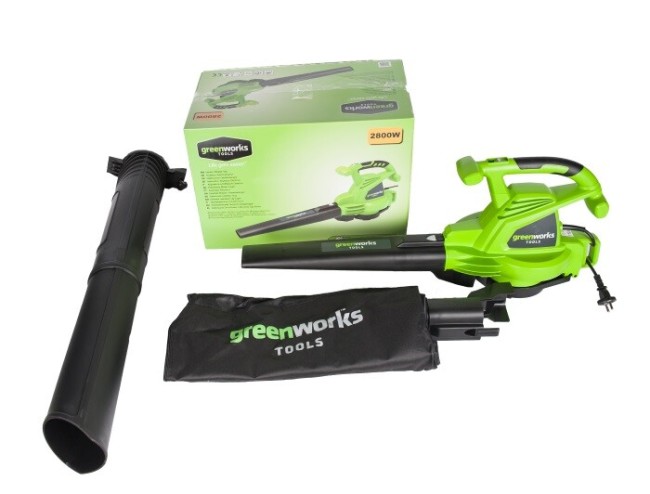 Воздуходувка-пылесос GreenWorks GBV2800 (2402707)