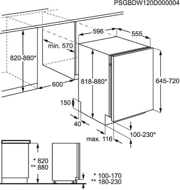 Встраиваемая посудомоечная машина Electrolux ESL 6374 RO