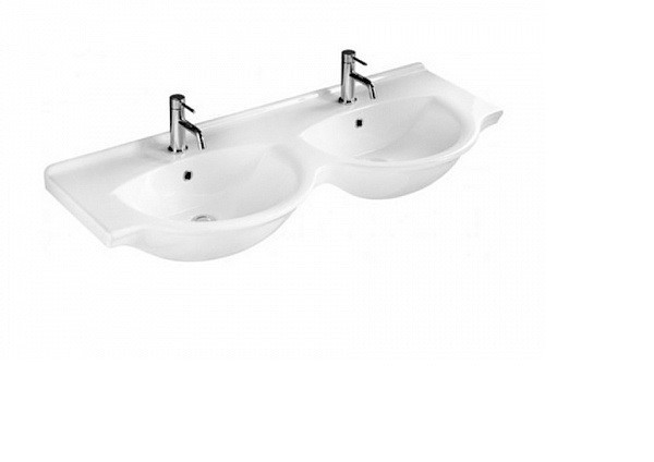 Раковина двойная Hatria SOPHIE (Y0Q501) белый