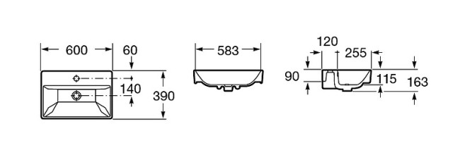 Раковина Roca Oleta 3274C400Y Раковина Roca Oleta 3274C400Y