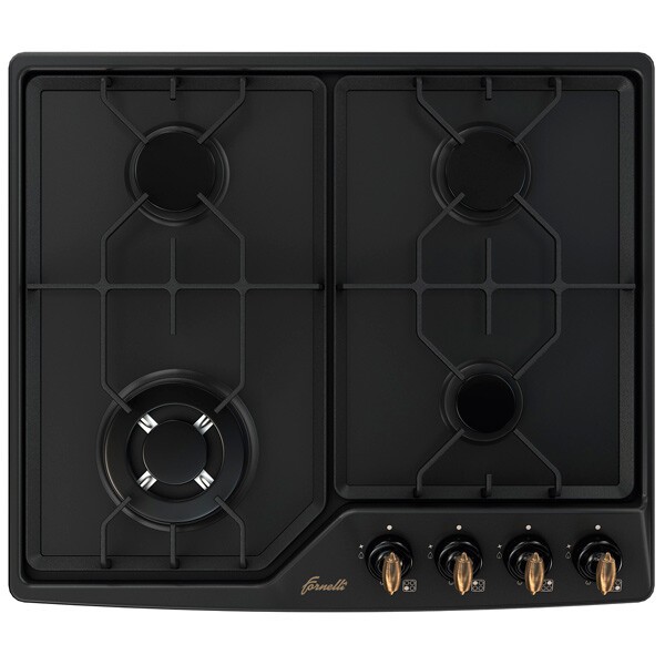 Встраиваемая газовая варочная панель Fornelli PGA 60 Grazia Antracit Встраиваемая газовая варочная панель Fornelli PGA 60 Grazia Antracit
