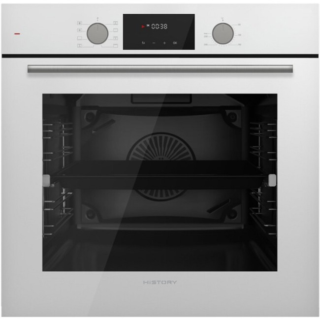 Встраиваемый электрический духовой шкаф History OE728B.FWH Встраиваемый электрический духовой шкаф History OE728B.FWH