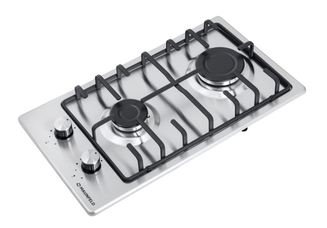 Встраиваемая газовая варочная панель Maunfeld EGHS.32.3ES нержавеющая сталь