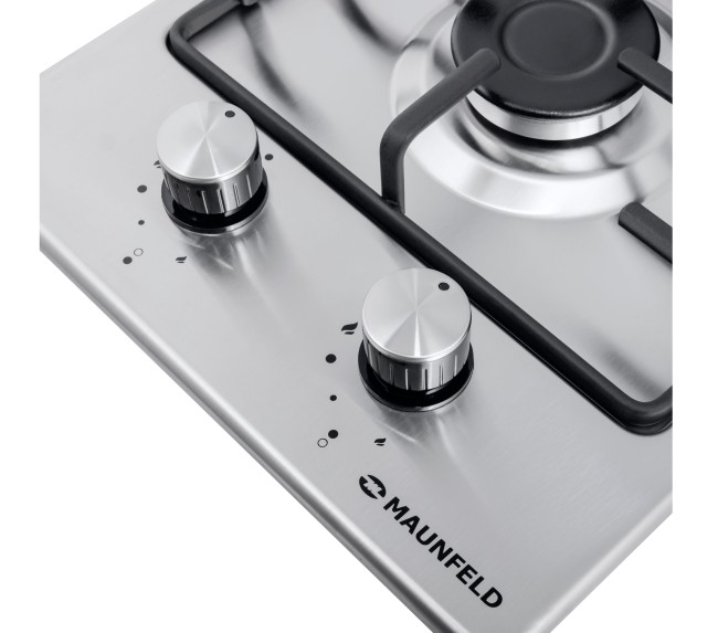 Встраиваемая газовая варочная панель Maunfeld EGHS.32.3ES нержавеющая сталь