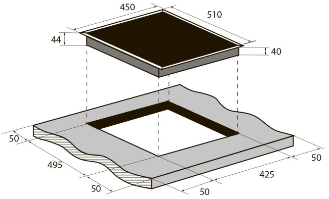 Встраиваемая электрическая варочная панель Zugel ZEH452W Встраиваемая электрическая варочная панель Zugel ZEH452W