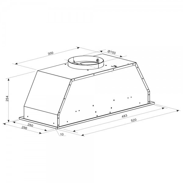 Встраиваемая вытяжка Zigmund & Shtain K 016.5 W Встраиваемая вытяжка Zigmund & Shtain K 016.5 W