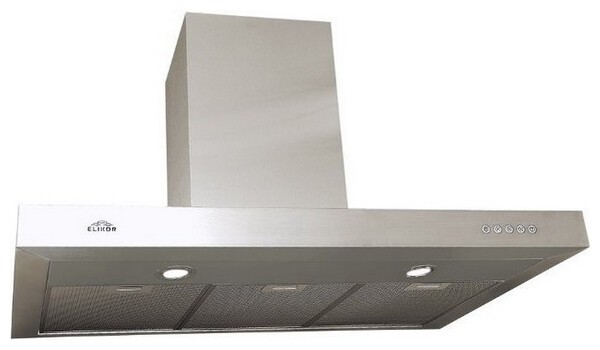 Каминная вытяжка Elikor Опал 90Н-650-Э3Д нержавеющая сталь