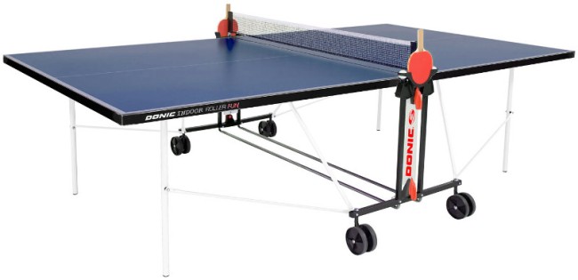 Стол теннисный Donic Indoor Roller Fun blue Стол теннисный Donic Indoor Roller Fun blue