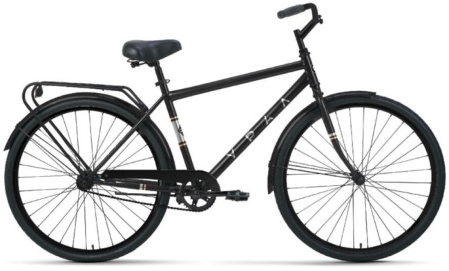 Велосипед Forward Урал 28 черный-мат/серебристый 2024 г 19" (RB4Z81400FBKXSR)