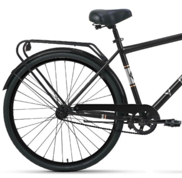 Велосипед Forward Урал 28 черный-мат/серебристый 2024 г 19" (RB4Z81400FBKXSR)