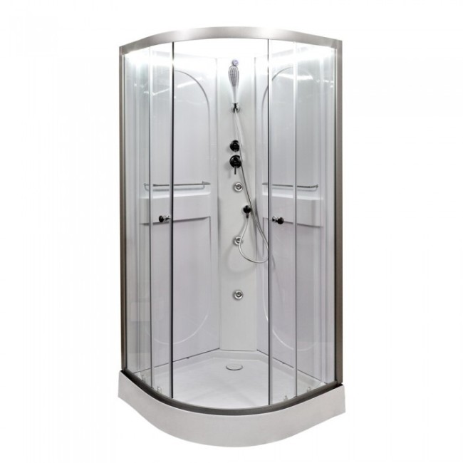 Душевая кабина Deto L608 N LED с гидромассажем