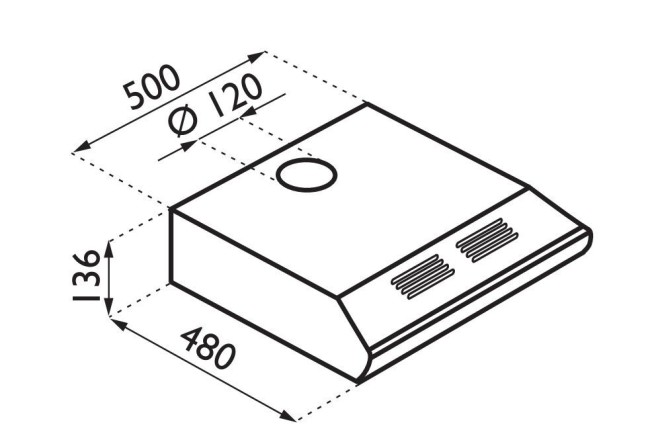 Вытяжка Ardesia Linea F 250 X Вытяжка Ardesia Linea F 250 X