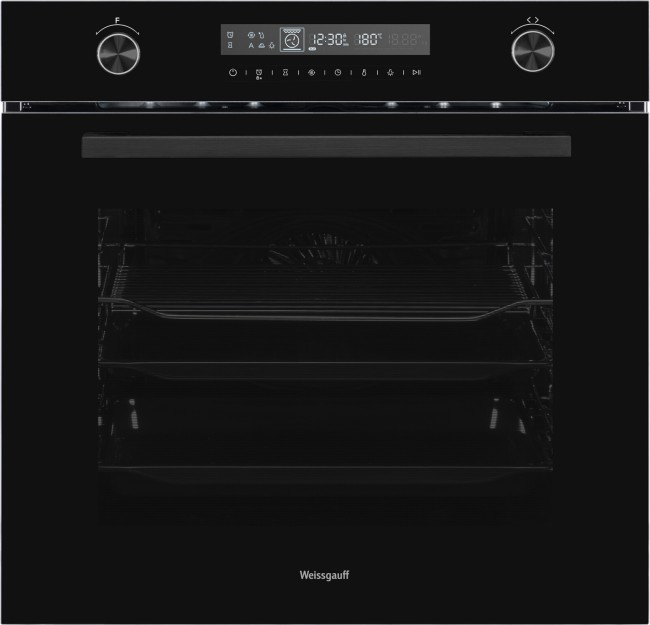 Встраиваемый электрический духовой шкаф Weissgauff EOM 751 PDB Black Edition Встраиваемый электрический духовой шкаф Weissgauff EOM 751 PDB Black Edition