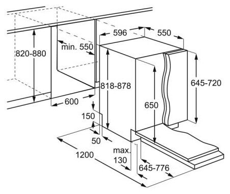 Встраиваемая посудомоечная машина Electrolux ESL 95343 LO