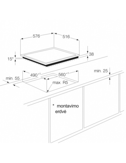 Встраиваемая электрическая варочная панель Aeg HK 634020 XB Встраиваемая электрическая варочная панель Aeg HK 634020 XB